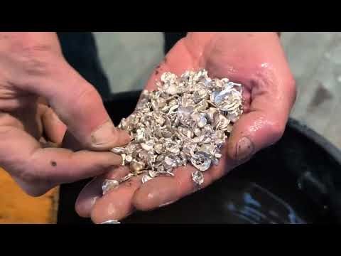 Scrap to pure gold and silver coins Ep7 : silver shot