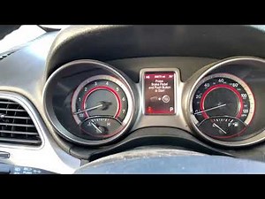 Dodge Journey oil change reset reminder