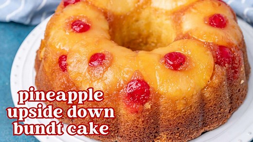 Pineapple Upside Down Bundt Cake | The Ultimate Fruit Pound Cake!