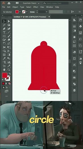 4os fast mini tutorial about the creating Notification Icon #graphicdesign ,#illustrator