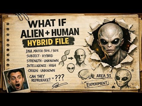 🔥 What If Humans and Aliens Created a New Species? 👽 | Human-Alien Hybrid Explained