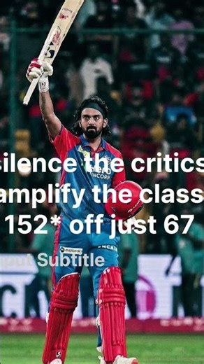“152* reasons why KL Rahul is built different 💯🔥”