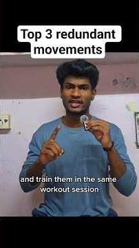Top 3 excerise redundancy movements !