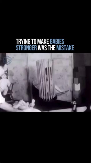 Making AI Useful | Innovations | Tech on Instagram: "This footage comes from the 1940s and it’s unsettling for a reason. An infant exercise machine designed to strengthen babies’ legs and make them walk sooner. Babies were placed beneath a large rotating wheel and encouraged to kick the spokes. The thinking was straightforward. Build muscle early. Accelerate development. At the time, this was sold as progress. Today, experts see the opposite. Modern pediatric research shows forced leg movement c