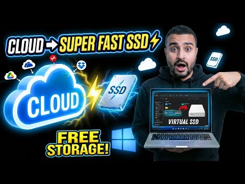 Turn Any Cloud Storage into a Super Fast Virtual SSD or Hard Drive on Windows