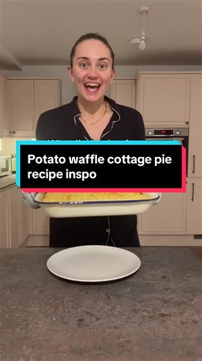 Potato Waffle Cottage Pie Recipe for Calorie Deficit Dinner