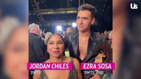 DWTS' Ezra Jokes He Needs to Bend ‘Twinky Legs’ to Match Jordan's Height