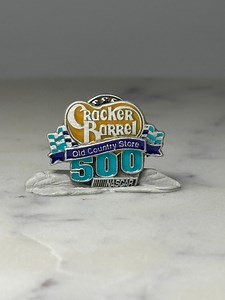 Cracker Barrel NASCAR 500 Pin: Enamel Silver - Racing Souvenir - Etsy Canada