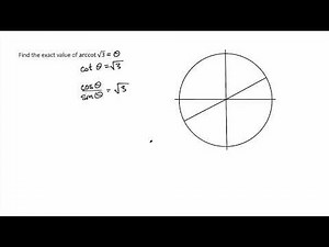 Example Evaluating the Arccot (Inverse Cotangent) Function