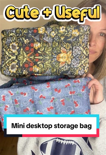 Finally a cute organizer that actually keeps everything in one place. Floral Mini Desktop Storage Basket This compact floral organizer is perfect for keeping everyday items neat and easy to grab. The structured fabric design holds its shape while the divided pockets make it great for makeup, skincare, office supplies, craft tools, or small household items. Lightweight with sturdy handles, it’s easy to carry from your vanity to your desk or anywhere you need quick organization. Cute, practical, a