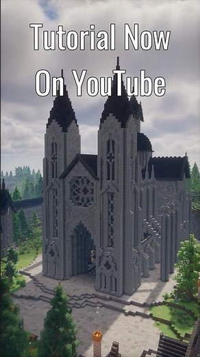 Minecraft Gothic Cathedral Tutorial Is Now Out!! | Minecraft Tutorial