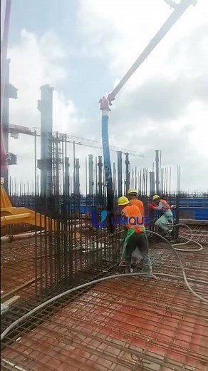 Concrete Placing Boom for High-Rise & Bridge Construction | UNIQUEMAC Factory Supply #pump #Concrete