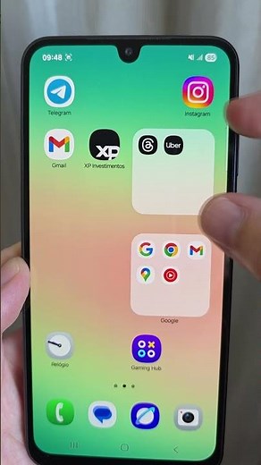 SAMSUNG A26 - EXPANDIR PASTA DE APLICATIVOS - #SAMSUNG #A26 #SHORTS #LINUXBRS