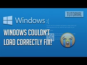 Fix "Windows couldn't load correctly" Blue Screen of Death Windows 10/11
