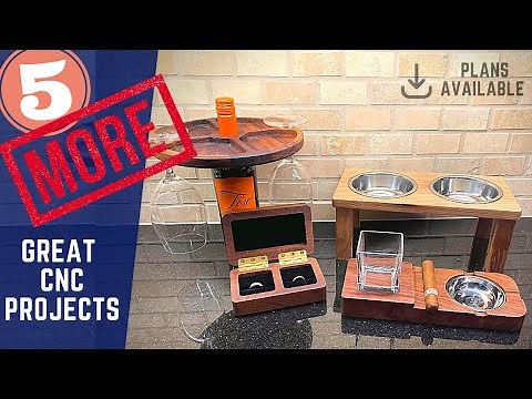 5 MORE Great CNC Projects | CNC Plans Available