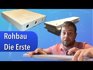 1:160 Modul Anlage - Rohbau, Bretter und Löcher