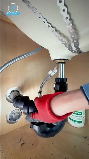 How to Install a P-Trap Using a Brush-In-Bottle by @thebuildingexpt | Sluyter Company Ltd