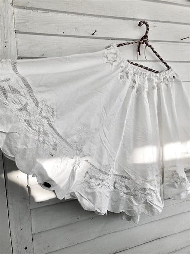 White Circle Skirt, Slip, Petticoat, Slip, Skirt, Half Slip, Embroidered, Cotton Skirt, Cotton Slip Elastic Waist, Women, One Size Fits Most - Etsy Australia