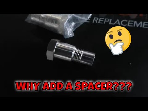 INSTALLING A OXYGEN SENSOR SPACER...