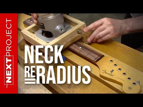 Fender Strat Neck Re-radius and Stainless Steel Fretwork