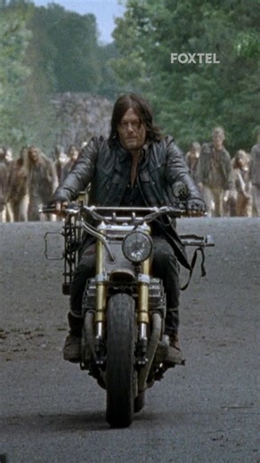 10M views · 241K reactions | Just Daryl going for a post-apocalyptic joy ride ️ #TheWalkingDead #WalkingDead #TWD #DarylDixon #NormanReedus #Foxtel | Foxtel | Facebook