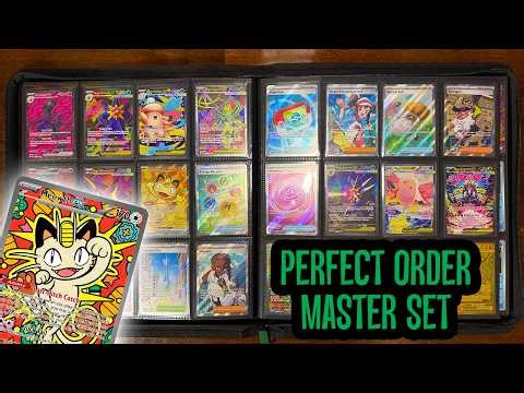 Pokemon Perfect Order Complete Master Set - 203 Cards + Extras!