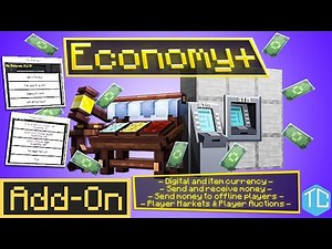 Economy+ | Minecraft Marketplace Addon | Showcase