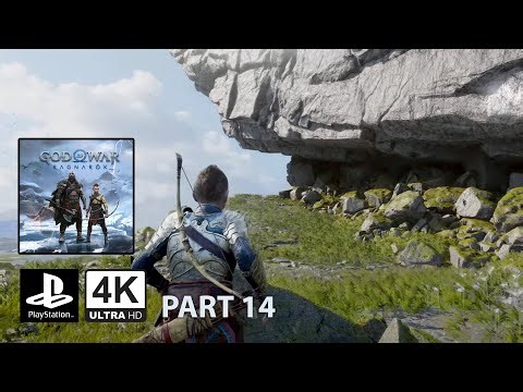 God of War Ragnarök 4K HDR Gameplay Part 14 Go to Asgard, Climb Asgard wall ( Odin Guest )