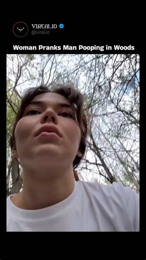 Vireal.io on Instagram: "Post shares a 2025 viral prank video, originally from FailArmy, depicting a woman startling a man mid-defecation in the woods, capturing his panicked jump for comedic effect. Posted by Japanese curator @buzz_video_buzz , the clip has amassed over 870,000 views within hours, demonstrating the cross-cultural draw of absurd, timing-based humour on the platform. User replies, mostly in Japanese, focus on the mishap's hilarity and mutual shock, reflecting X's efficiency in sp