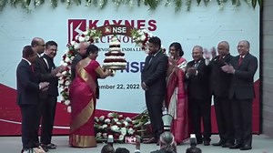 The NSE Bell has rung in the celebration of the listing ceremony of Kaynes Technology India Limited on the Exchange! #NSE #Listing #IPOListing #NSEIndia #StockMarket #KaynesTechnologyIndiaLimited | NSE India