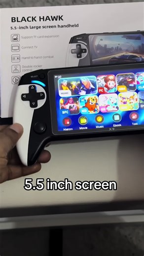 5.5 inch screen handheld game console with no WiFi needed . 3000 games pre installed already #handheldgameconsole #gameconsole #gamers