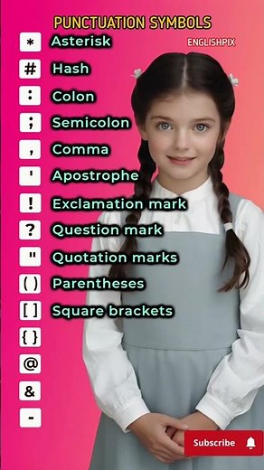 Punctuation Marks in English Explained in 30 Seconds