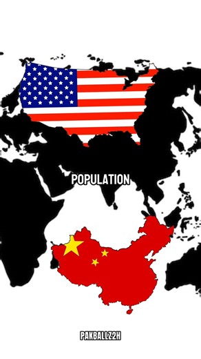 USA Vs China Comparison #countries #countryballs #comparison #shorts #pakballz2h #usa