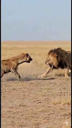 Hyena vs Lion Non Stop High Speed Fight Ends in Brutal Dominance 🦁🔥