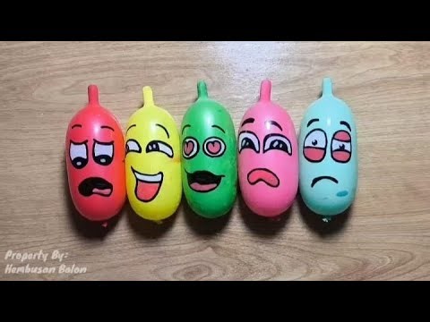 BALLOONS Slime! Making Slime with Funny Balloons - Satisfying Slime video