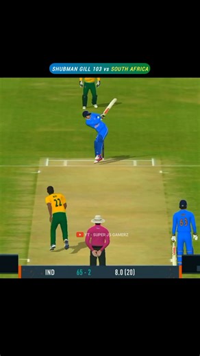 Shubman Gill Smashes 101 vs South Africa | Real Cricket