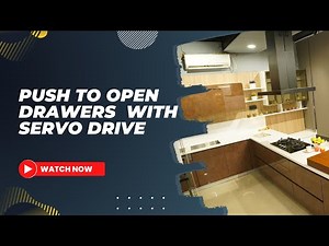 How Does The Push To Open Drawer Work With The Blum Servo Drive System I Modular Kitchen