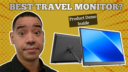 Watch This Portable Monitor Is INSANELY Smooth, 120Hz Anywhere on Amazon Live
