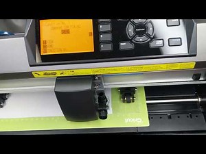 Cutting Small Vinyl in Your Graphtec