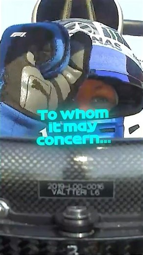 To Whom It May Concern... Valtteri's Back 😎