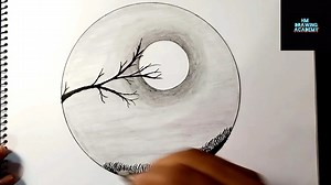 #pencil sketch drawing #Easy art drawing #art for beginner #How to draw a scenery by pencil #Aka Aki sekha | HM Drawing Academy