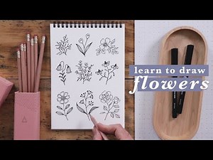 10 Easy Flower Doodles