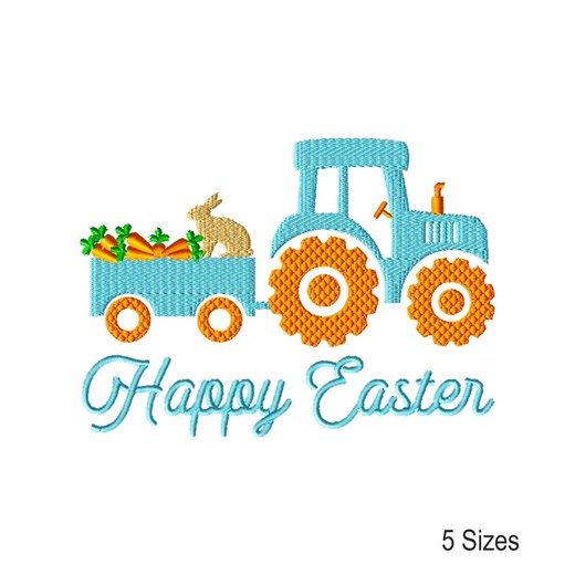 Easter Machine Embroidery Design: Instant Download Embroidery Files (5 Sizes) - Etsy