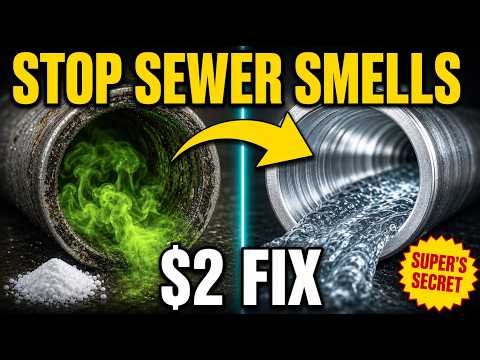 The $2 Fix Building Supers Use When a Bathroom Smells Like Sewage — Plumbers Never Mention It