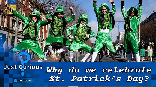 Why do we celebrate St. Patrick's Day? What to know about Saint Patrick and the history behind the Irish celebration. #justcurious https://tinyurl.com/mpt55uje | USA TODAY