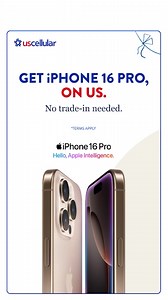 Make someone’s holiday with a brand new iPhone 16 Pro, on us 📱No trade-in needed. Now that’s a gifting win. Terms apply. | UScellular