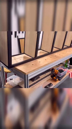 Providing Power to Aluminum Extrusion Structure We regularly demonstrate how to provide electrical power to aluminum extrusion structures, creating aesthetically elegant builds. In this video, we’ll do just that by showing you how to attach a power supply unit to the bottom of our display cabinet to power the LED lights. Website : https://thealuminumcarpenter.com Full Video : https://youtu.be/C0Vy-jTakfQ Keywords: aluminum extrusion joinery, precision joinery, DIY masterclass, custom furniture, 