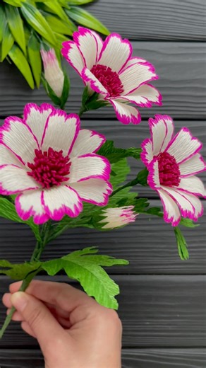 Beautiful Crepe Paper Flowers #diy #diycrafts #flowers #homedecor #paperflowers #papercrafts #foryou #fyp | Origami Amazing