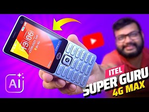BEST 4G Keypad Phone in 2025? 🤔 itel Super Guru 4G Max Review!!