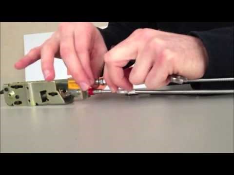 Von Duprin CVC Traditional Bottom Latch Adjustment